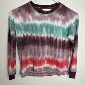 Matilda Jane Tie Dye Shirt Girl's size 8 purple blue red